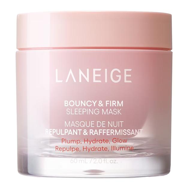 Laneige Bouncy & Firm miego kaukė.