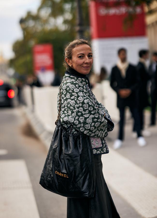 Chanel dygsniuotas krepšys. Nuotrauka: Launchmetrics prožektorius.