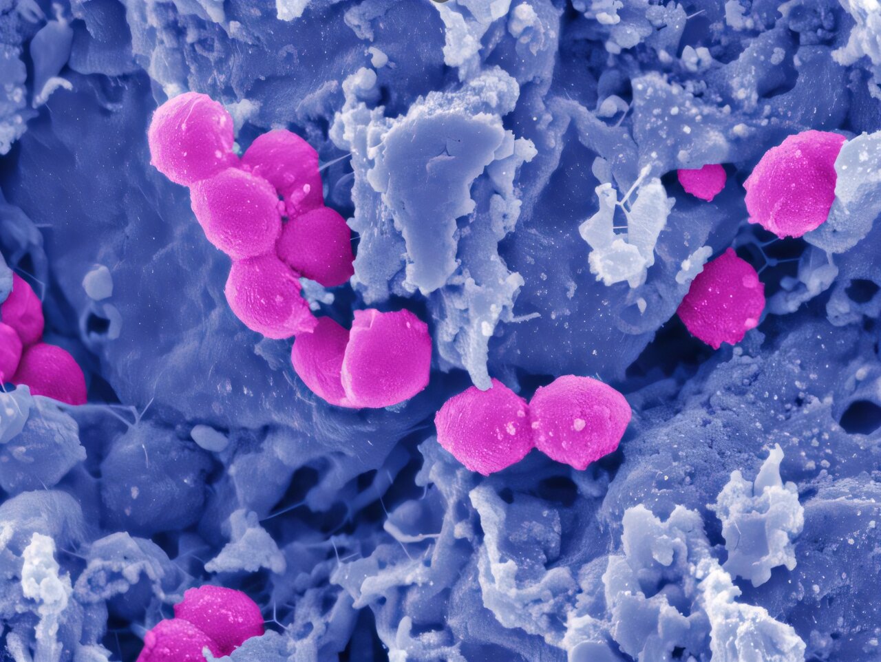 Inhibitoriai blokuoja mėsą valgančių bakterijų metabolizmą, sumažindamas audinių pažeidimus infekcijose