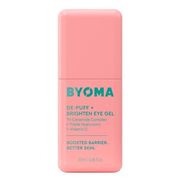 „Byoma De-Puff“ ir „Brightten Eye Gel“.