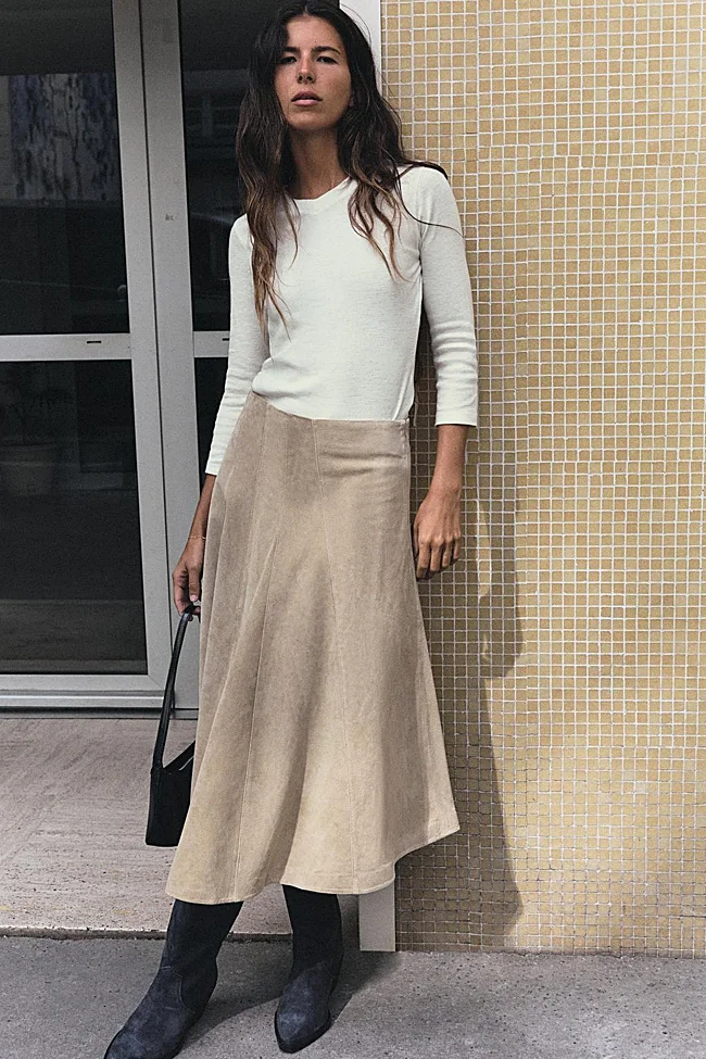 Zara midi sijonas (89,99 euro)