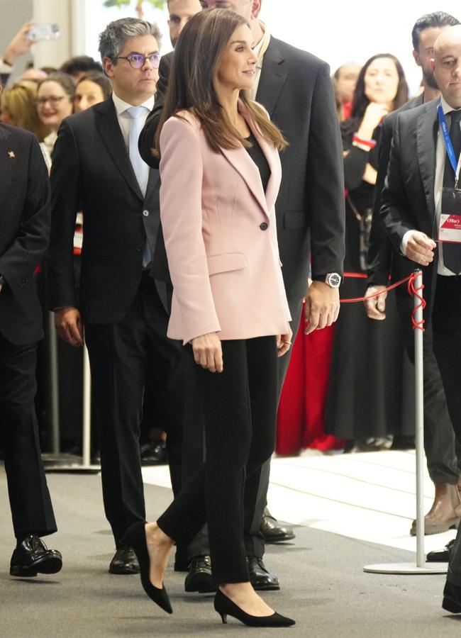 Karalienė Letizia 45-ojoje tarptautinėje turizmo mugėje. (NUOTRAUKOS RIBOTAS)